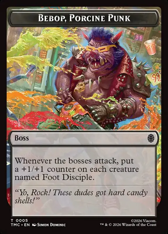 Bebop, Porcine Punk [Teenage Mutant Ninja Turtles Eternal Tokens]