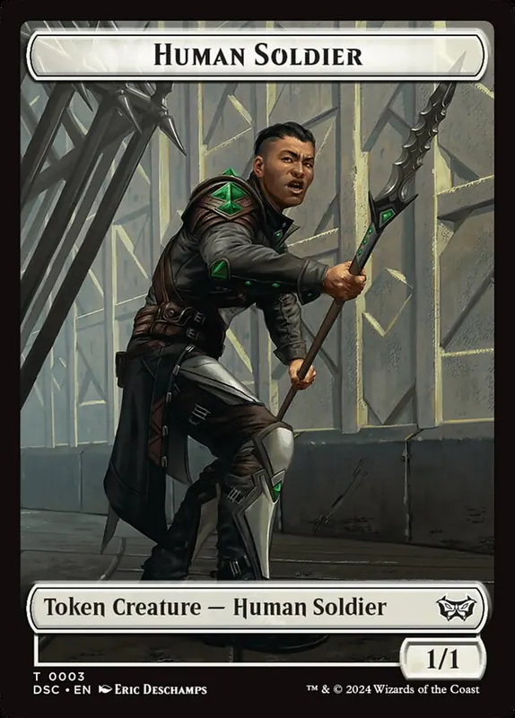 Human Soldier [Duskmourn Commander Tokens]