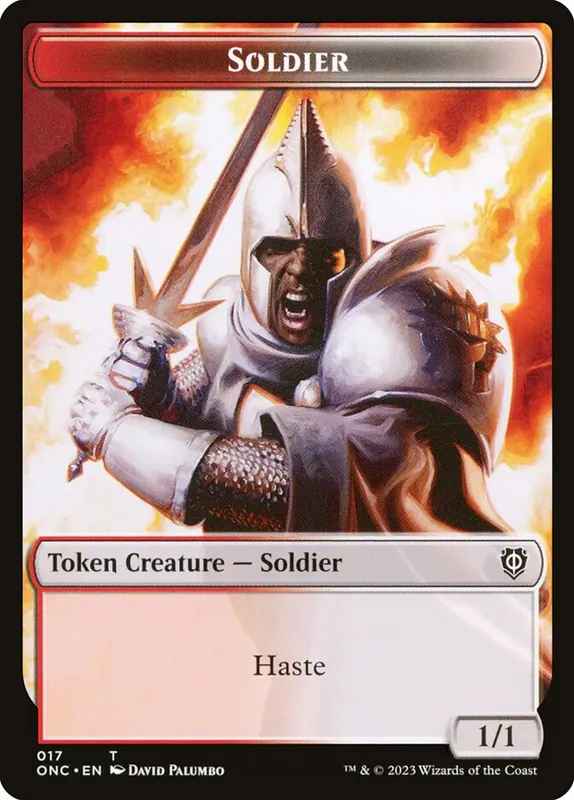 Soldier [Phyrexia: All Will Be One Commander Tokens]