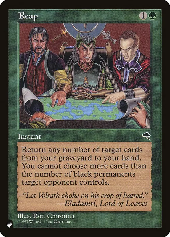 Reap [The List]