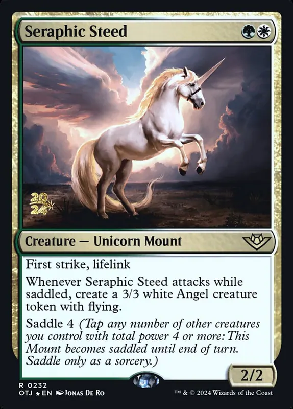 Seraphic Steed [Outlaws of Thunder Junction Promos]