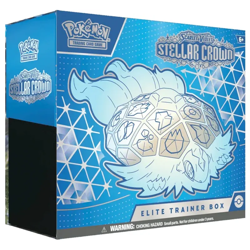 Pokémon – Scarlet & Violet Stellar Crown – Elite Trainer Box – Inglés