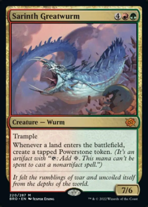 Sarinth Greatwurm [The Brothers' War] - Español
