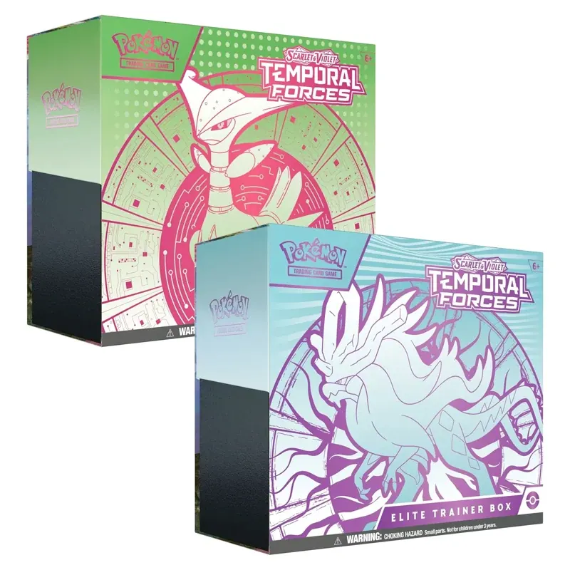 Pokémon Elite Trainer Box - Scarlet & Violet Temporal Forces - Ingles