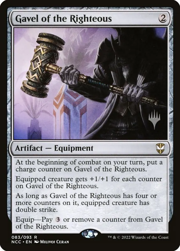 Gavel of the Righteous [New Capenna Commander Promos]