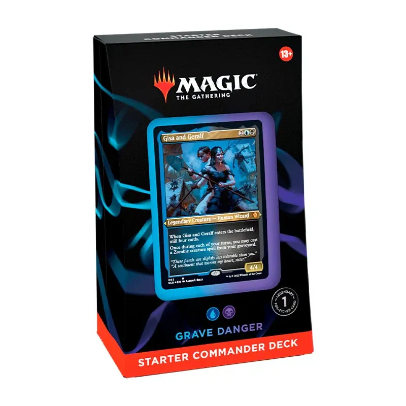 Mtg Starter Commander Deck Grave Danger - Ingles