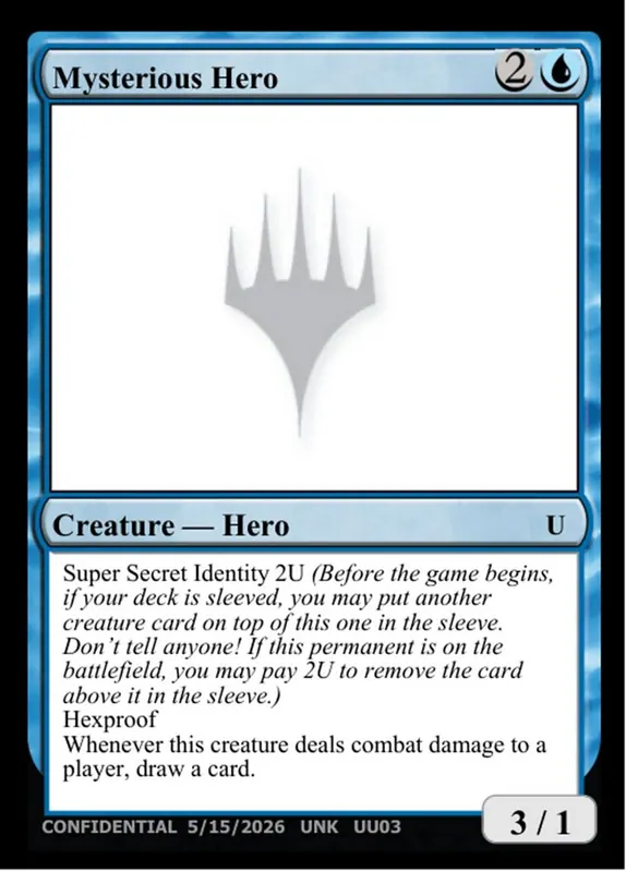 Mysterious Hero [Unknown Event]