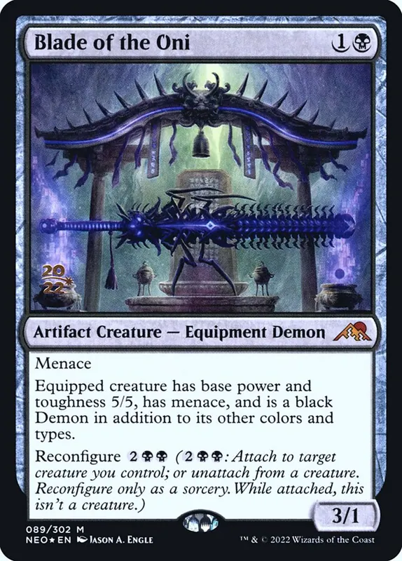 Blade of the Oni [Kamigawa: Neon Dynasty Promos]