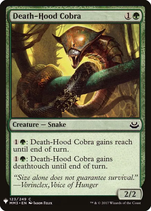 Death-Hood Cobra [The List]