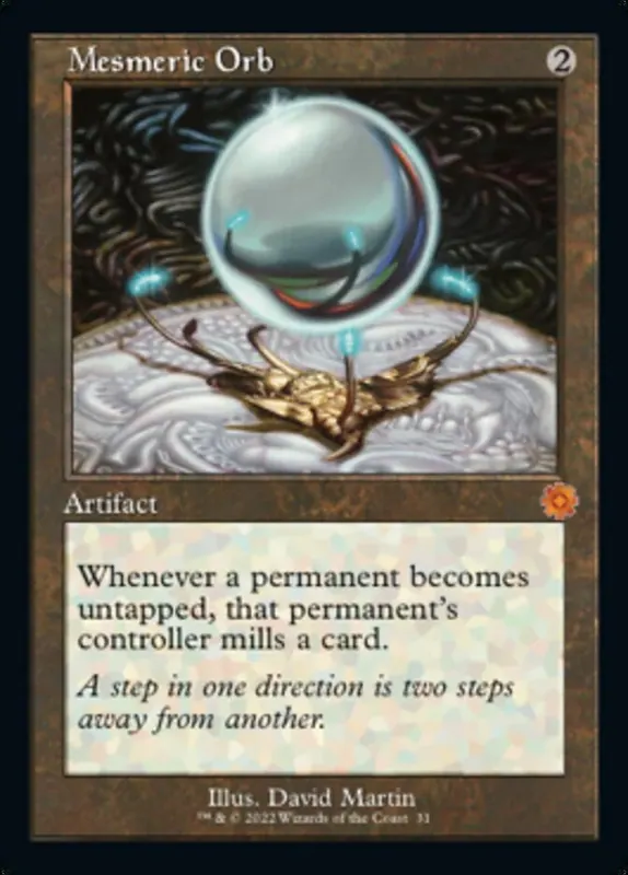 Mesmeric Orb (Retro) - Español [The Brothers' War Retro Artifacts]