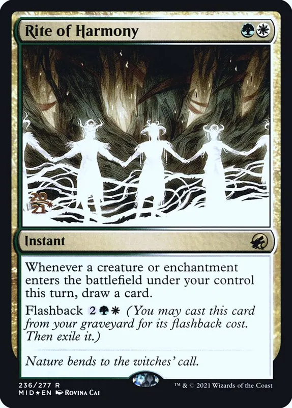 Rite of Harmony [Innistrad: Midnight Hunt Promos]