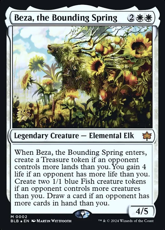 Beza, the Bounding Spring [Bloomburrow Promos]