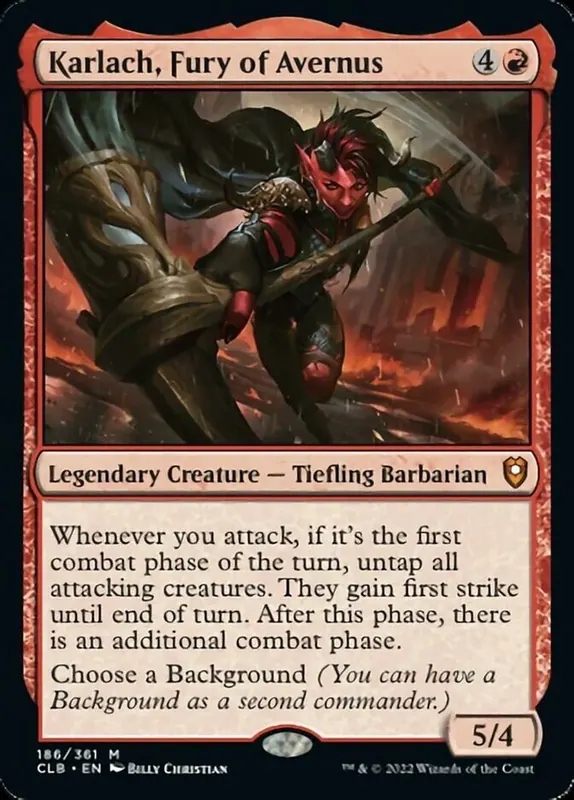 Karlach, Fury of Avernus [Commander Legends: Battle for Baldur's Gate]
