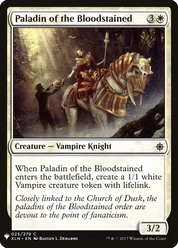 Paladin of the Bloodstained [The List]