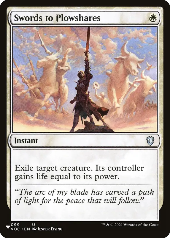 Swords to Plowshares [Secret Lair: Angels]