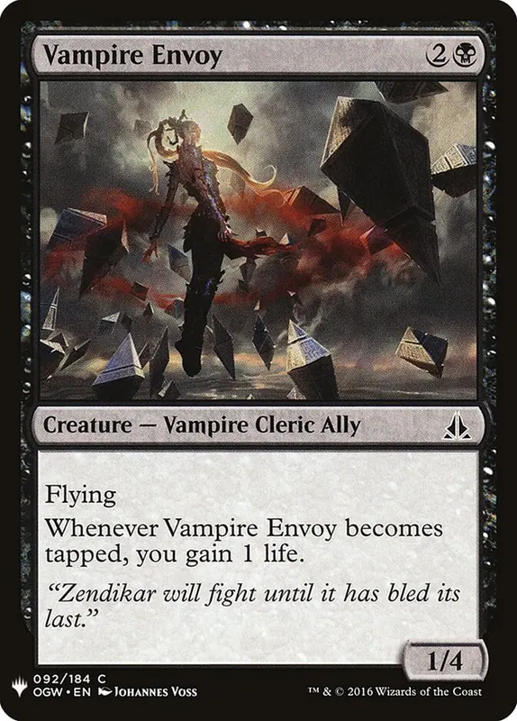 Vampire Envoy [The List]