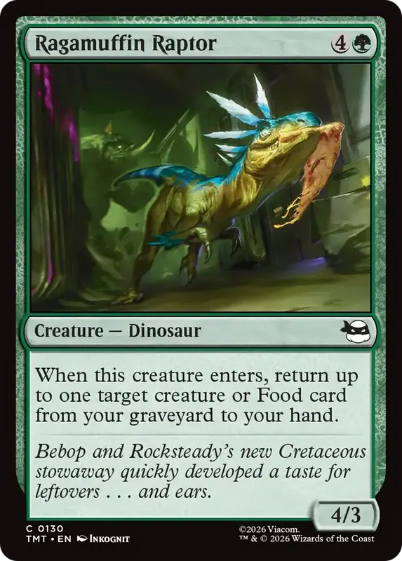 Ragamuffin Raptor [Teenage Mutant Ninja Turtles]