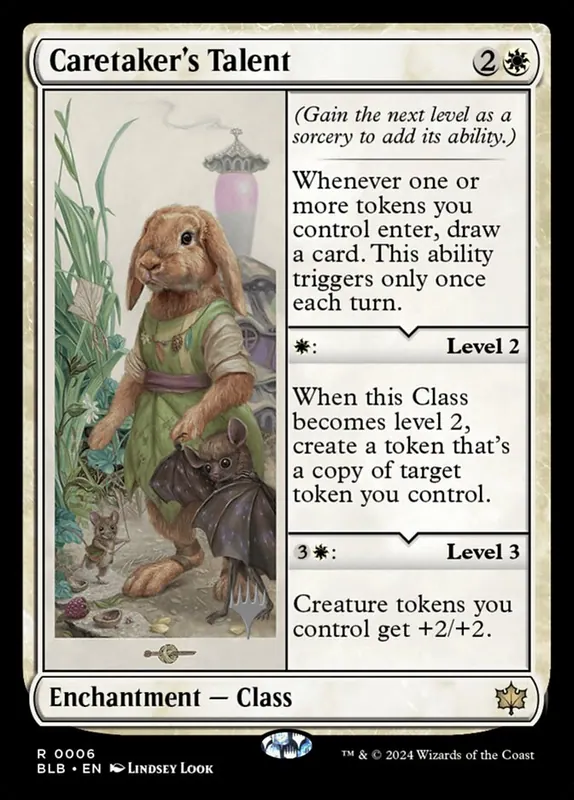 Caretaker's Talent [Bloomburrow Promos]