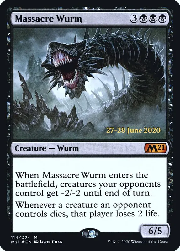 Massacre Wurm [Core Set 2021 Promos]
