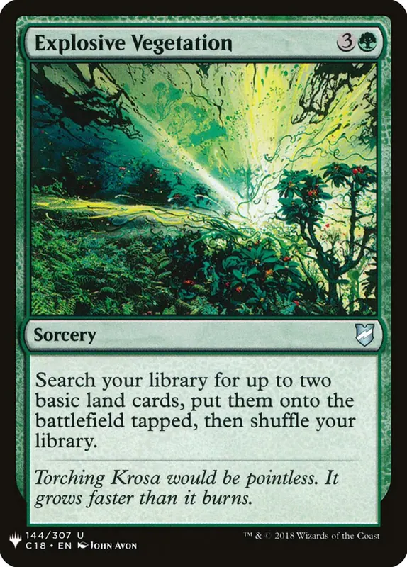 Explosive Vegetation [The List]