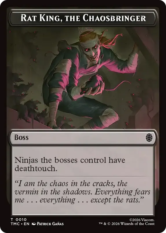 Rat King, The Chaosbringer [Teenage Mutant Ninja Turtles Commander Tokens]