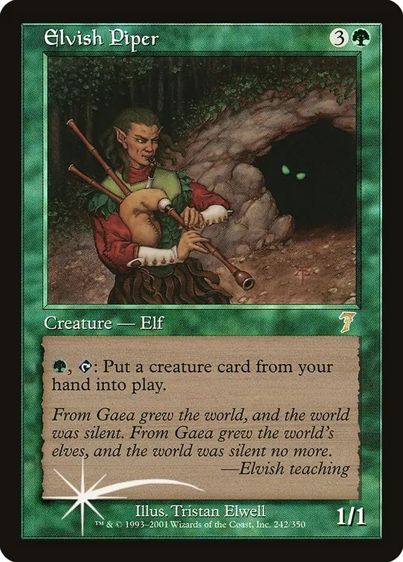 Elvish Piper [Seventh Edition]