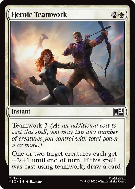 Heroic Teamwork [Marvel Super Heroes Commander]