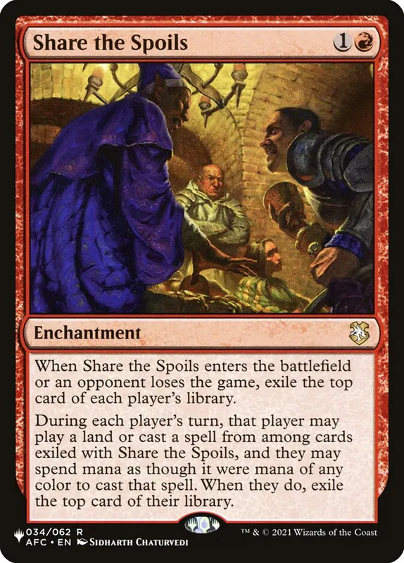 Share the Spoils [The List]