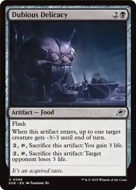 Dubious Delicacy [Edge of Eternities]