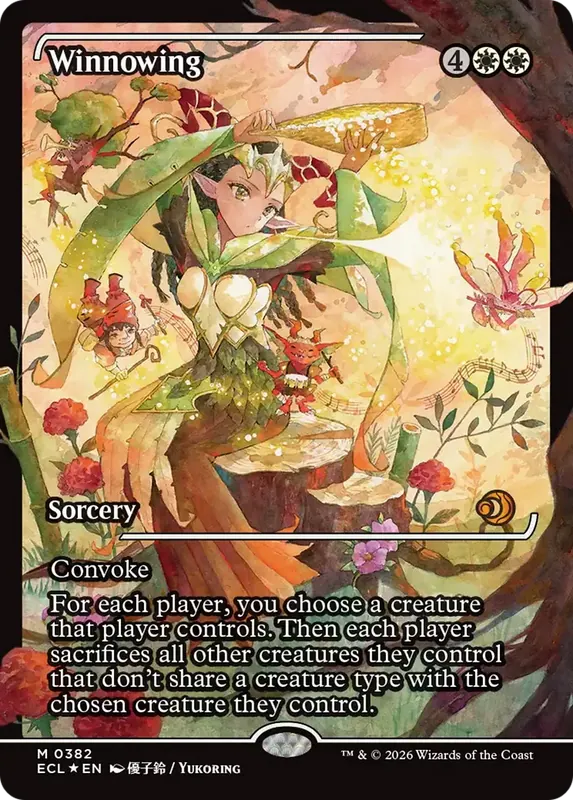 Winnowing (Showcase) [Lorwyn Eclipsed]