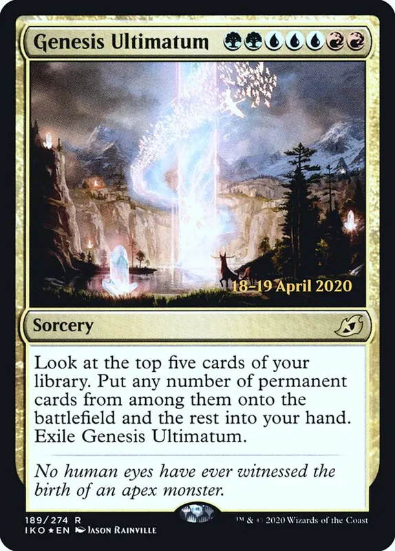 Genesis Ultimatum [Ikoria: Lair of Behemoths Promos]
