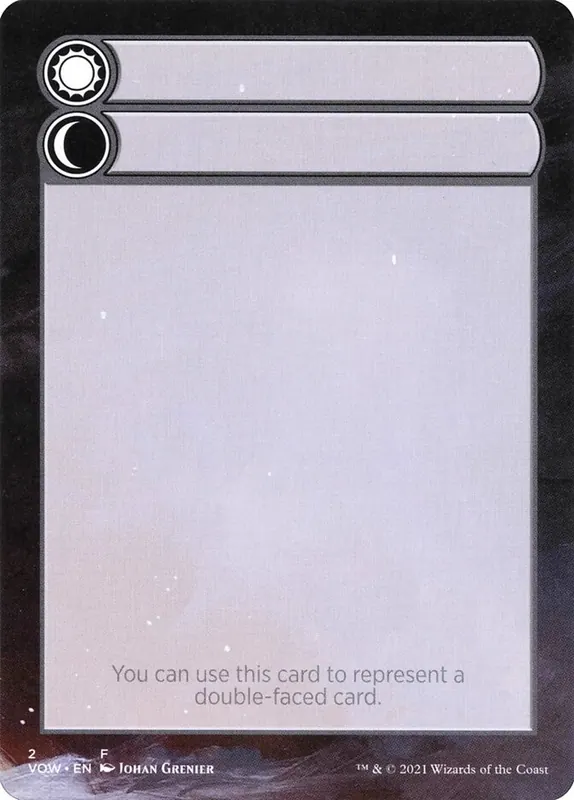 Double-Faced Substitute Card [Innistrad: Crimson Vow Substitute Cards]