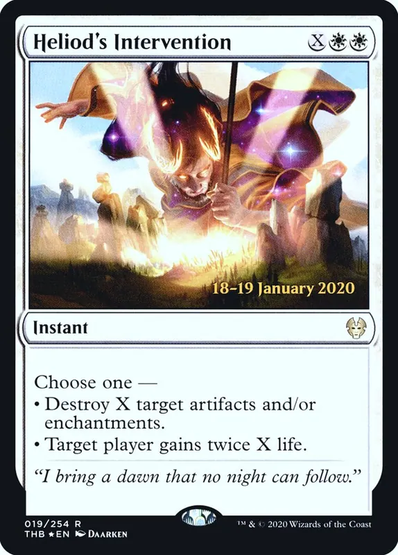 Heliod's Intervention [Theros Beyond Death Promos]