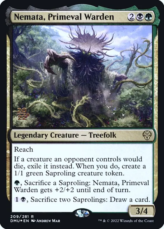 Nemata, Primeval Warden [Dominaria United Promos]