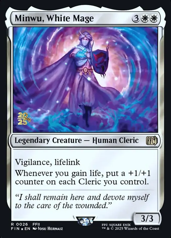 Minwu, White Mage [Final Fantasy Promos]