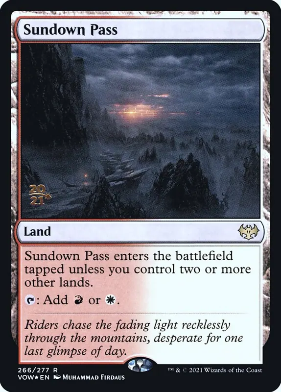 Sundown Pass [Innistrad: Crimson Vow Promos]