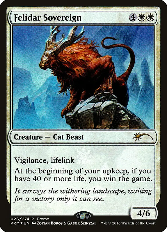 Felidar Sovereign [Battle for Zendikar Promos]